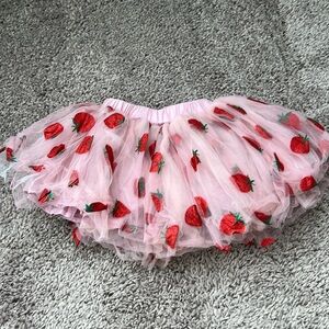 The Wishing Elephant Pink Strawberry Infant Tutu